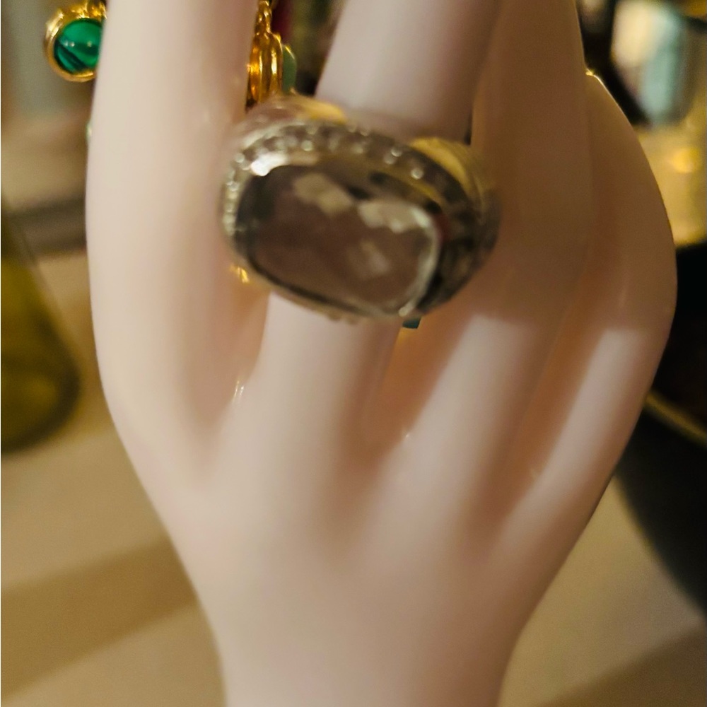 Elegant Silver and Gold Ring